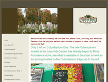 Tablet Screenshot of foresthillpiqua.com